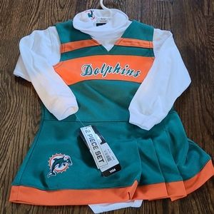 Dolphins cheerleading outfit